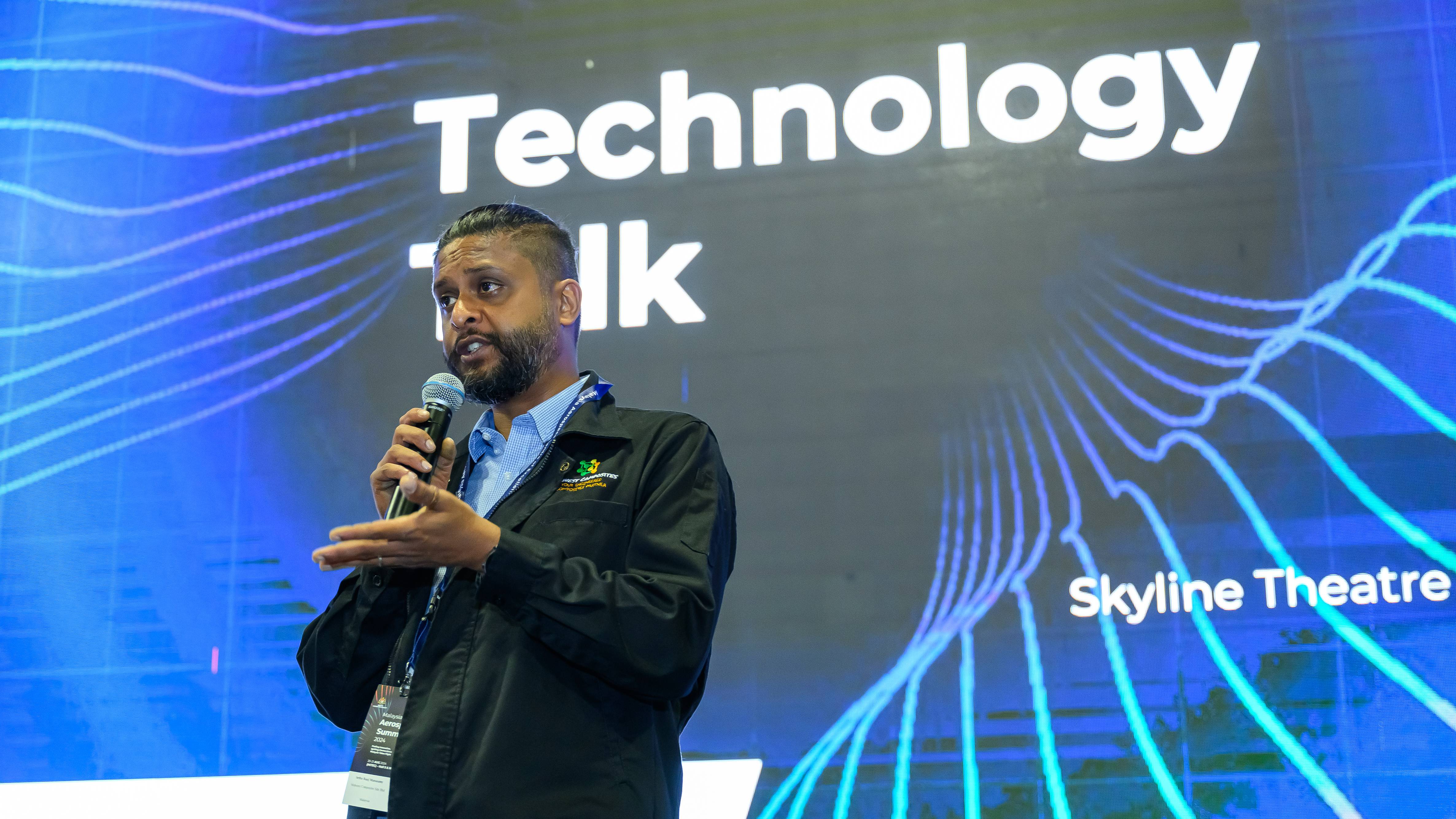 Sethu speaking at MyAero 24